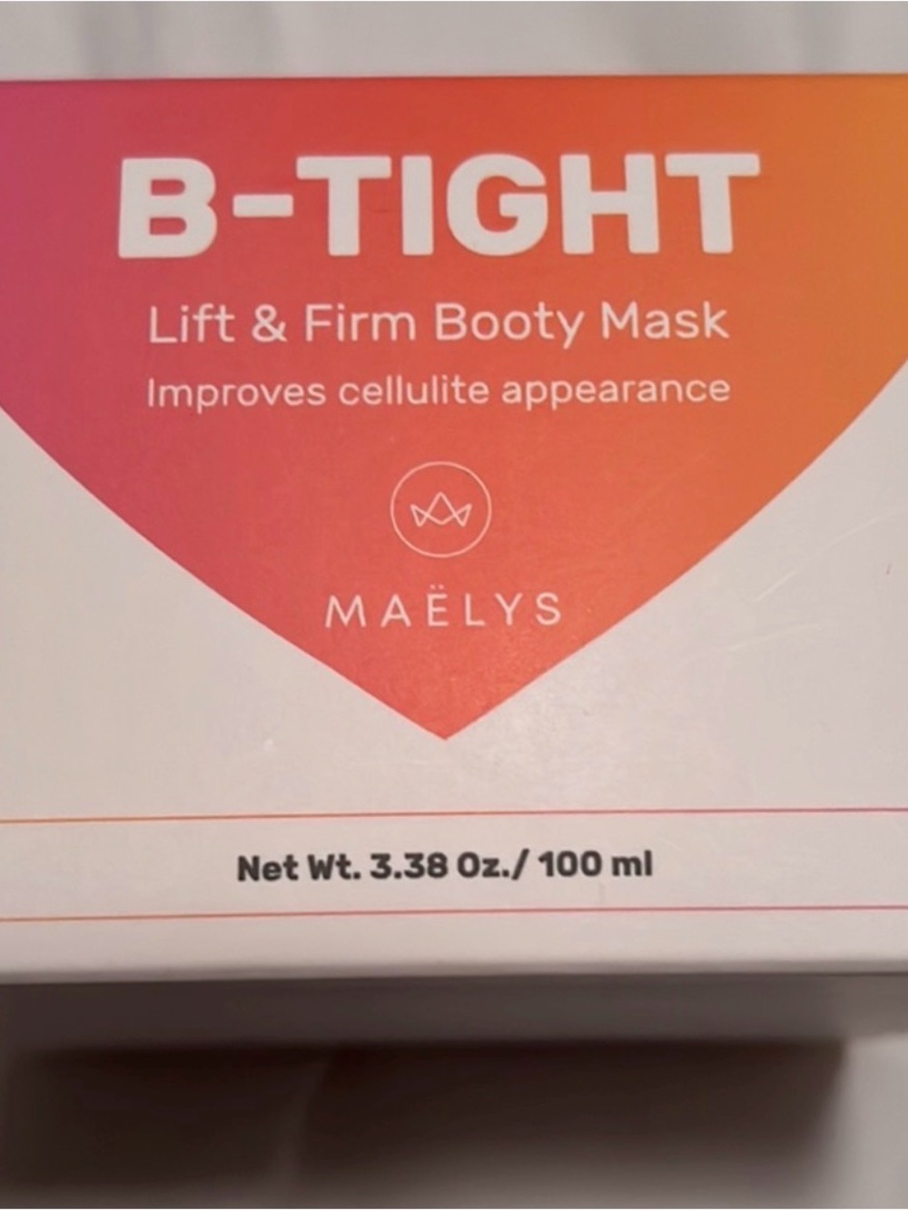 MAËLY B-TIGHT Lift & Firm Booty Mask - Pink